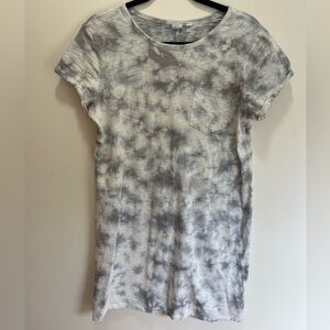GAP Short Sleeve Gray Tie-Dye Tee